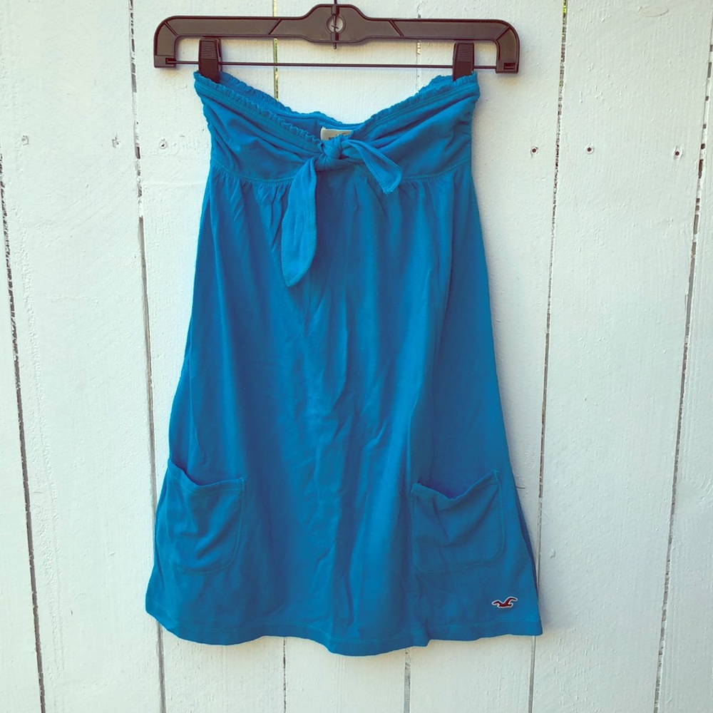 Hollister Strapless Bow Dress